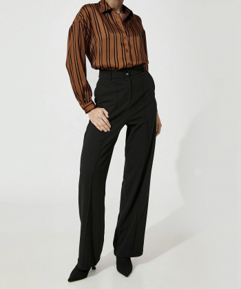 شومیز راه راه زنانه کوتون Koton کد 3WAK60108UW