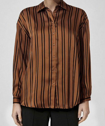 شومیز راه راه زنانه کوتون Koton کد 3WAK60108UW