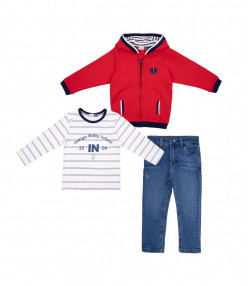 ست سویشرت شلوار پسرانه نیلی ایندیگو Nili Indigo کد 296055B
