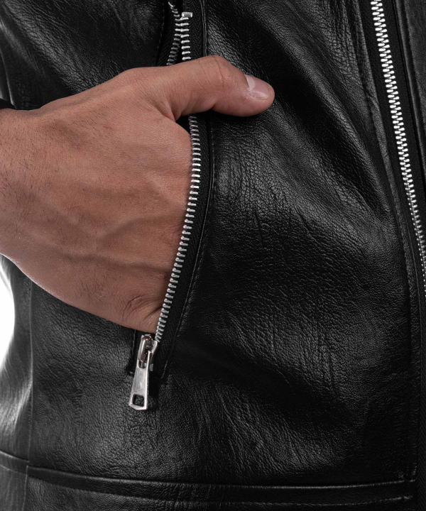 کت چرم مردانه ورساچه جینز Versace Jeans کد vwm090