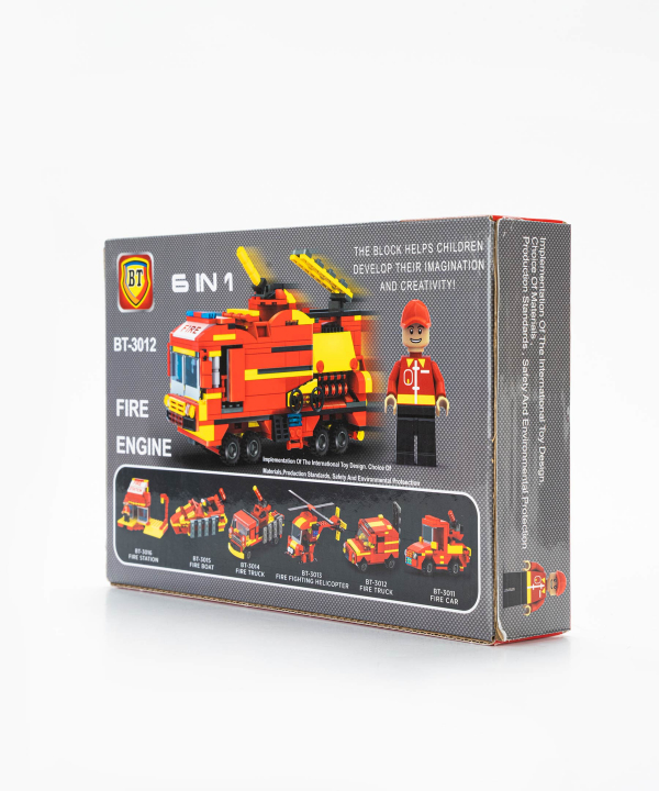 لگو طرح ماشین آتش‌نشانی کی تویز Kitoys کد BT-3012