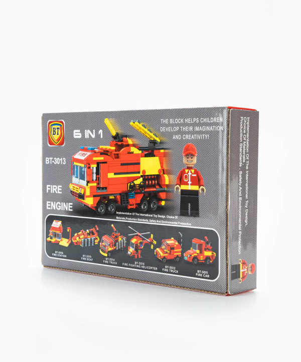 لگو طرح هلیکوپتر آتش‌نشانی کی تویز Kitoys کد BT-3013