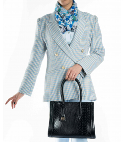 کیف دستی زنانه چرم طبیعی منط Mante کد 4065