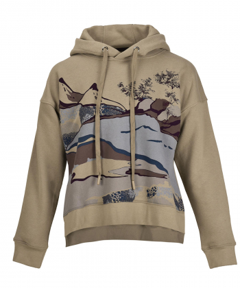 هودی طرح دار زنانه بادی اسپینر Body Spinner کد 4653