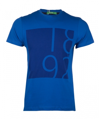 تی شرت یقه گرد چاپ عدد بزرگ