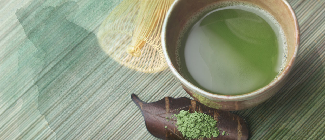 چای سبز پوست زیبایی