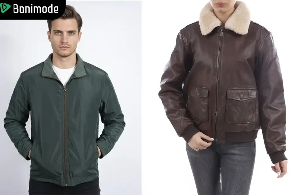 کاپشن مردانه و زنانه چرم