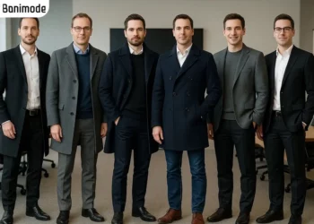 تصویری از 6 همکار مرد در یک جلسه رسمی با استایل‌های رسمی