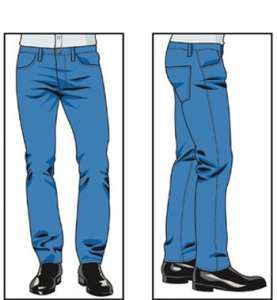 مدل شلوار جین مردانه رنگ روشن