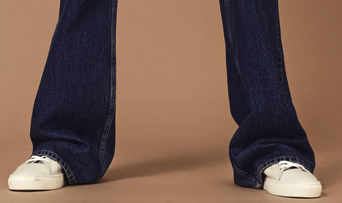 مدل شلوار جین دمپا گشاد