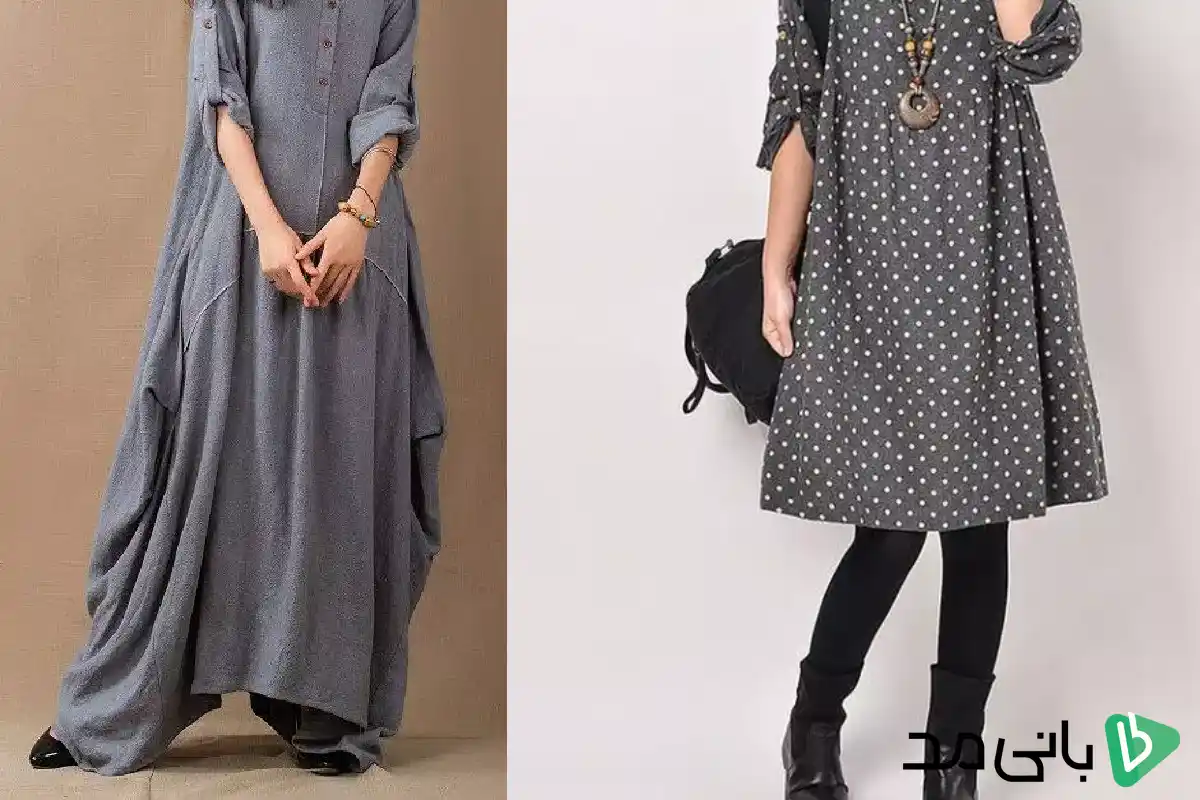 پیراهن نخی تابستانه و بهاره 