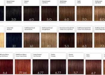 رنگ موهای سال 2017