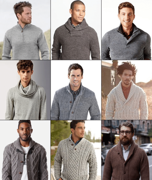 لباس مردانه زمستانه مناسب افراد لاغر