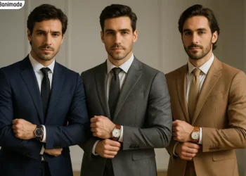 استایل ساعت مچی مردانه با کت و شلوار رسمی