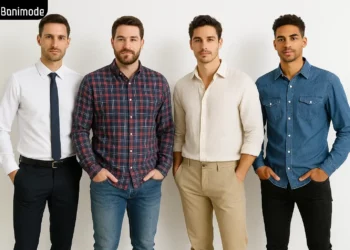 انواع استایل مردانه با پیراهن و شلوار