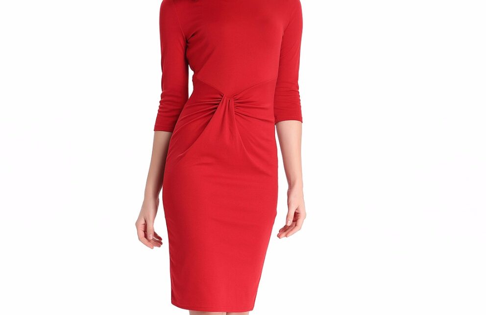 مدل لباس زنانه رنگ قرمز 