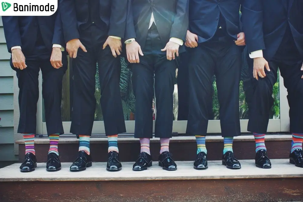 انواع مختلف جوراب و تاثیر آن بر لباس رسمی پسرانه