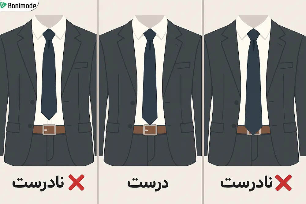 طول مناسب کروات 