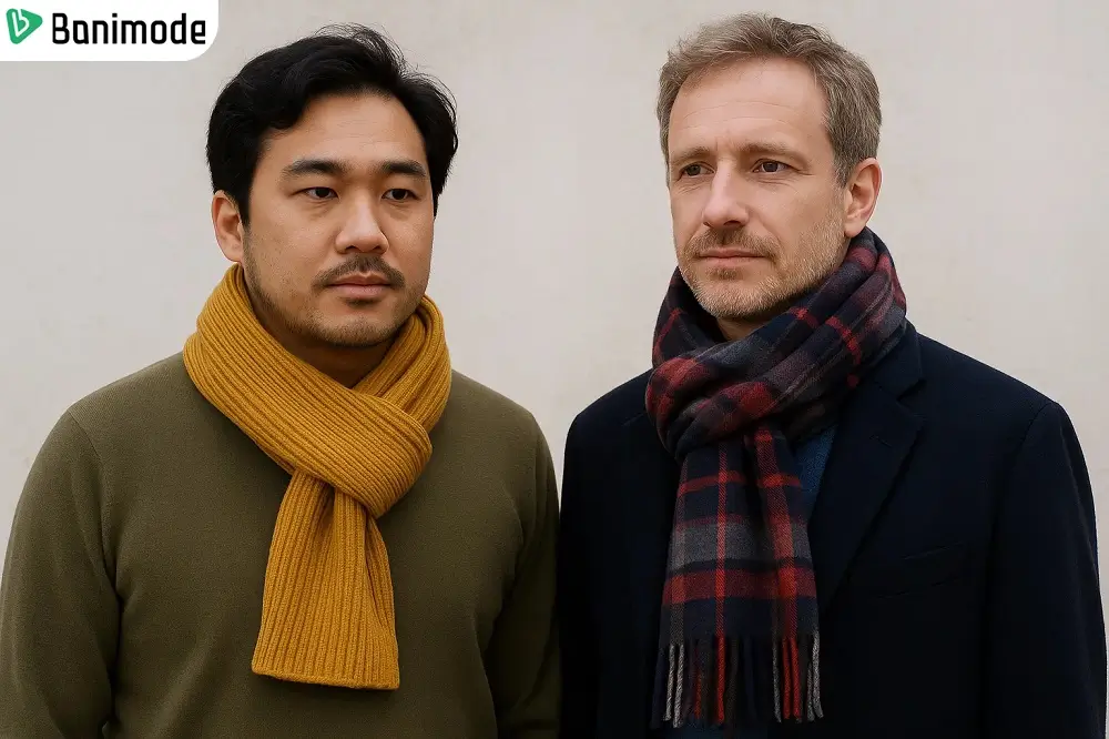 2 مرد با شال گردن