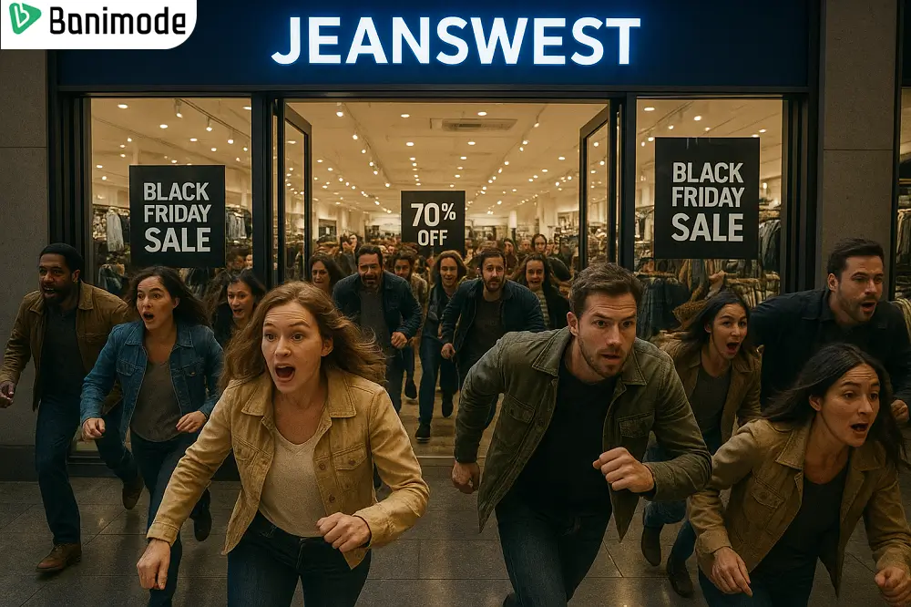 هجوم خرید در روز بلک فرایدی در فروشگاه جین‌وست