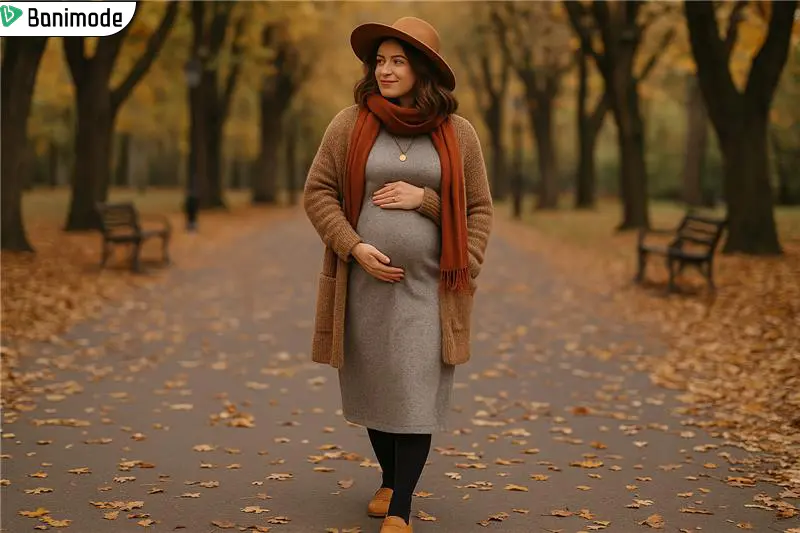 استایل بارداری در پاییز