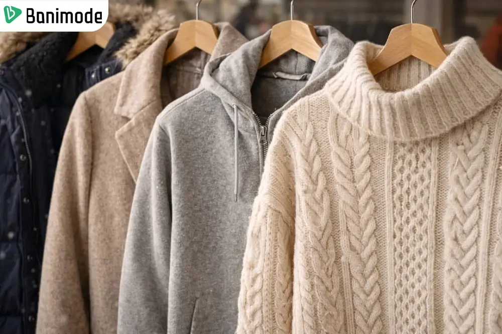 تعدادی بافت و پلیور زنانه