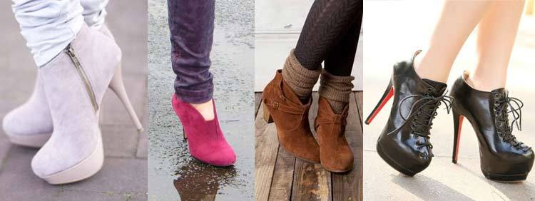 نیم بوت پاشنه بلند High Heeled Boots