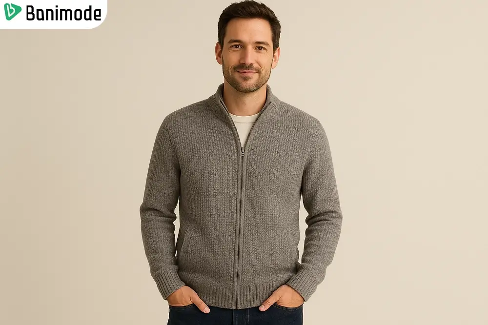 ژاکت مردانه رنگ طوسی