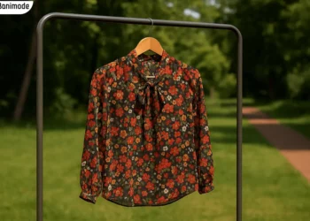 مدل شومیز حریر گلدار زنانه