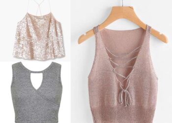 با انواع مدل نیم‌ تنه مجلسی لمه و پولکی بدرخشید!