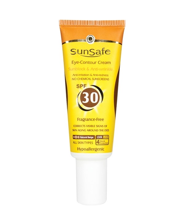 کرم دور چشم حاوی ضد آفتاب سان سیف SPF30 حجم ۲۰ میلی لیتر