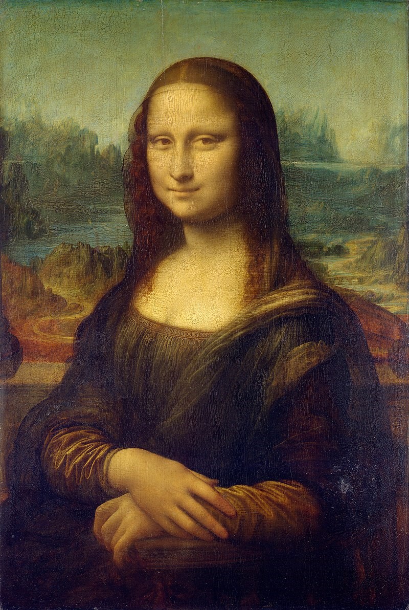 mona lisa / تابلو معروف مونا لیزا 