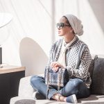 مدل بستن روسری لبنانی