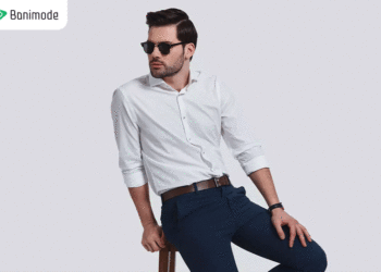 استایل رسمی با پیراهن مردانه سفید