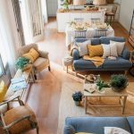 نحوه چیدن مبل در سالن مستطیل شکل