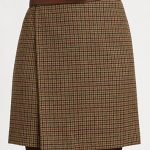 دامن کوتاه چهارخانه