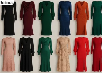 10 لباس مجلسی زنانه آستین بلند