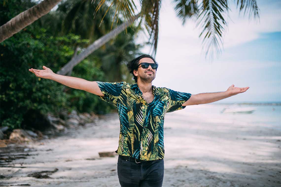 پیراهن هاوایی مردانه