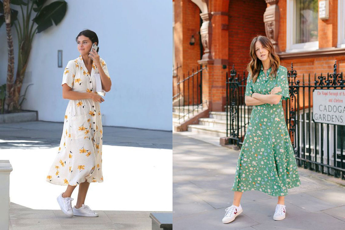 پیراهن بلند تابستانه