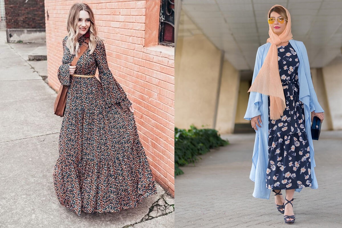 مدل پیراهن نخی تابستانه