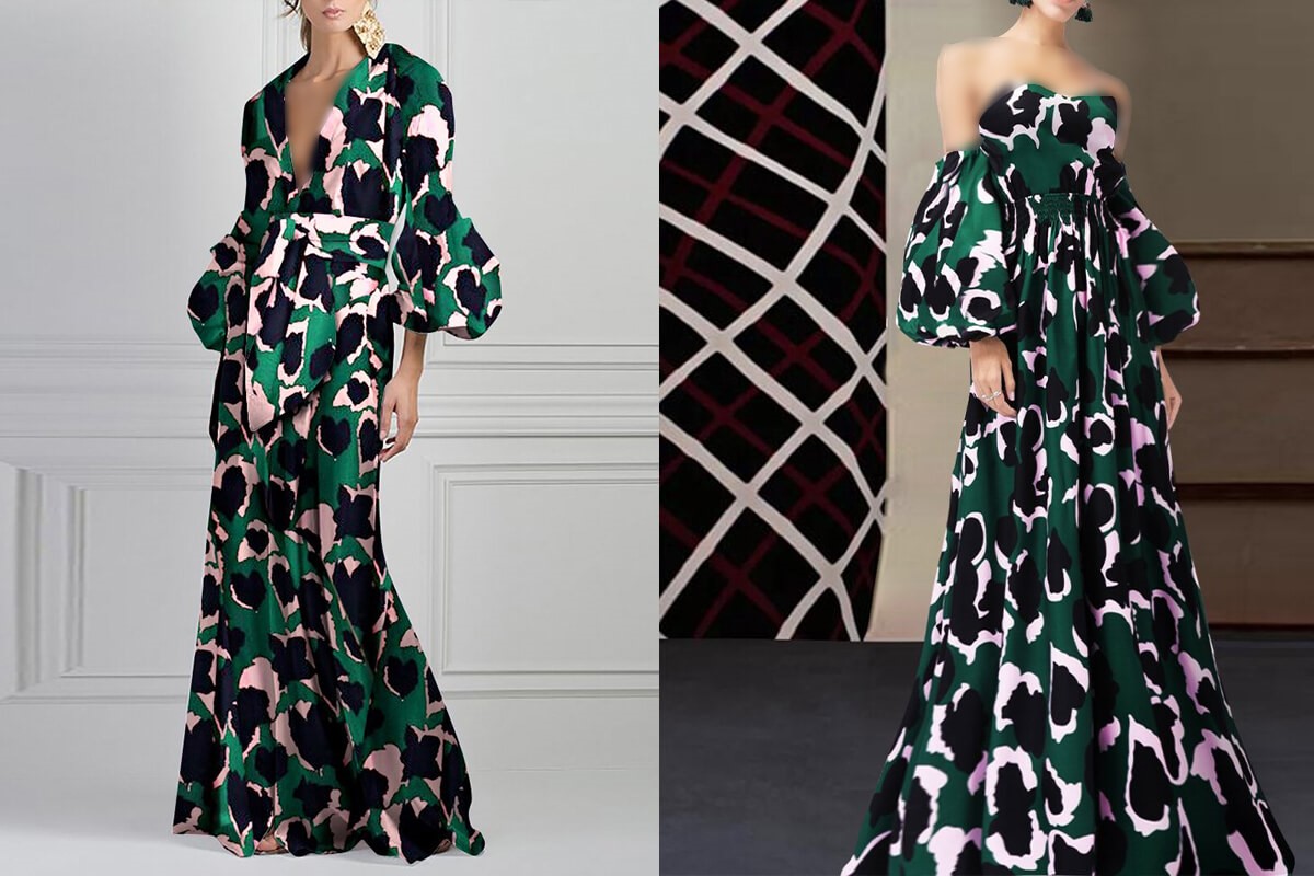 مدل پیراهن نخی بلند