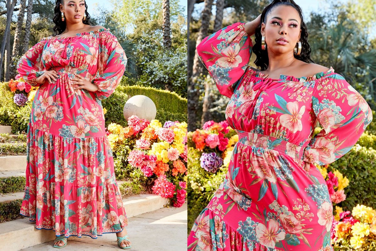 پیراهن نخی تابستانه