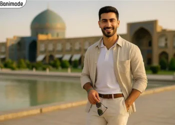 استایل اسمارت کژوال مردانه کرم رنگ