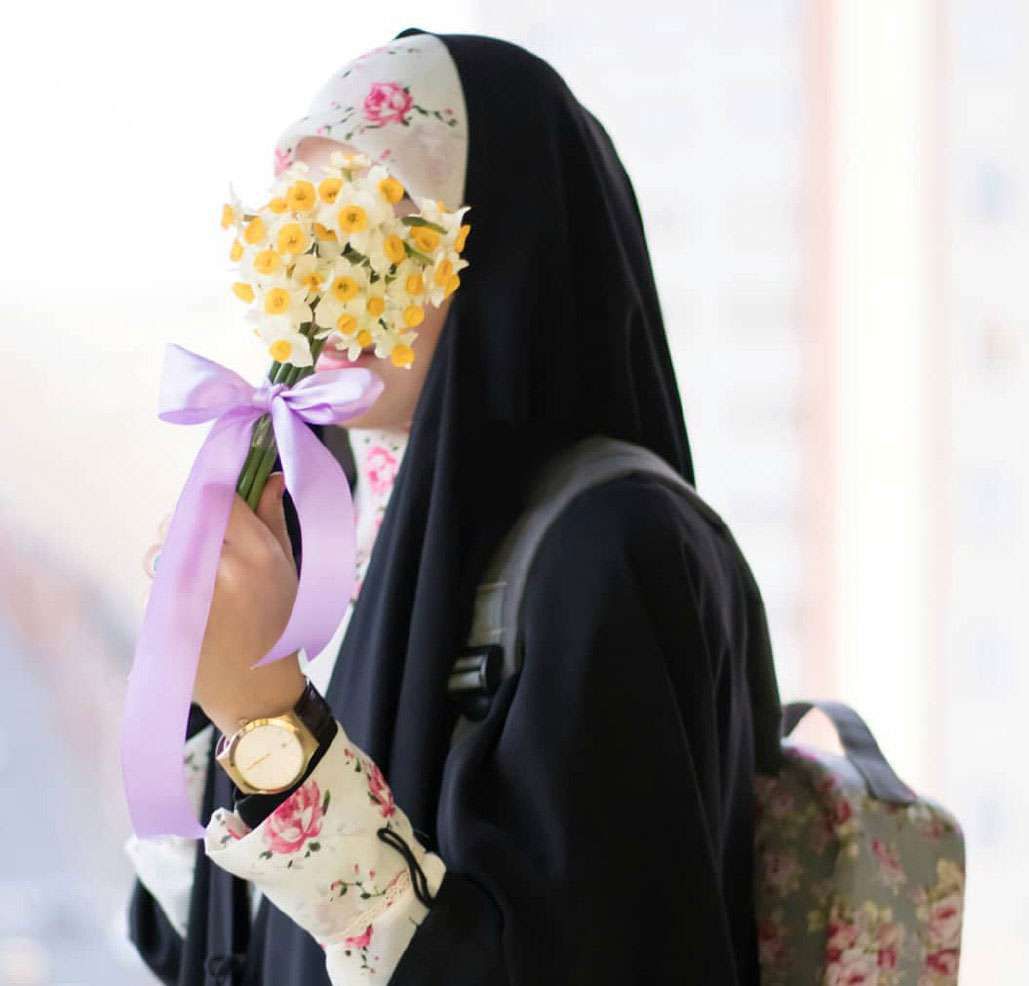 مدل بستن روسری دخترانه با حجاب زیر چادر
