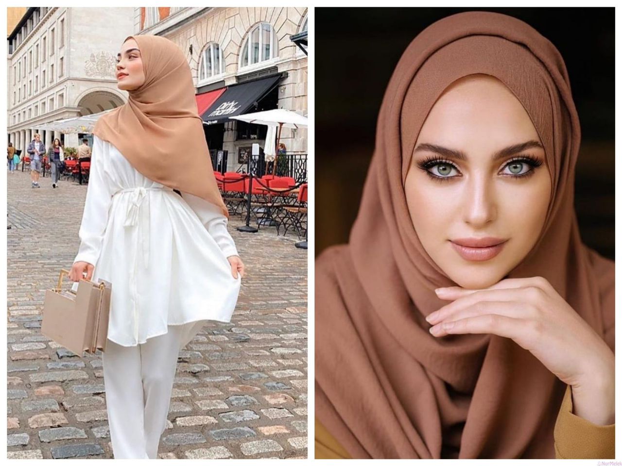 آموزش بستن شال بر اساس فرم صورت 
