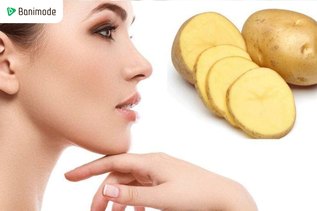 ماسک صورت سیب زمینی و لیمو