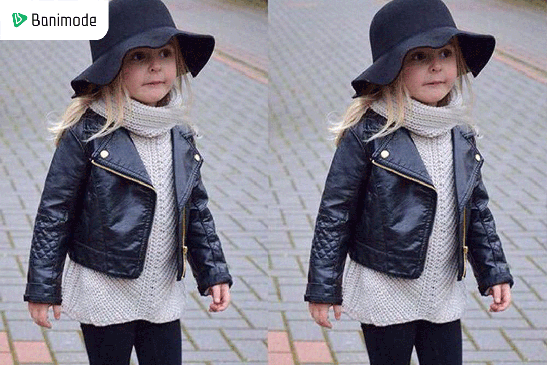 کت چرم بچگانه دختر