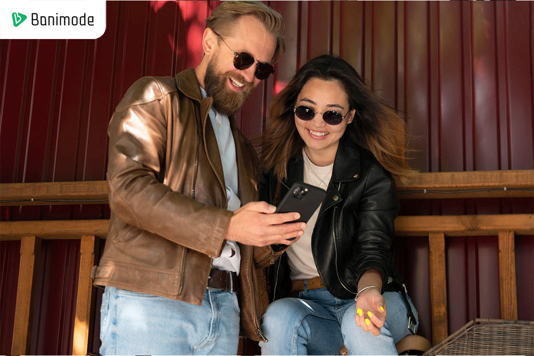 کاپشن چرم قهوه ای