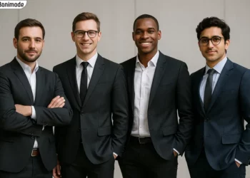 چند مرد با کت و شلوار رسمی