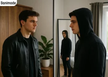 تصویر دو مرد با هودی و سویشرت